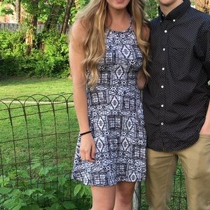 Target / Mossimo Co Black and White printed dress